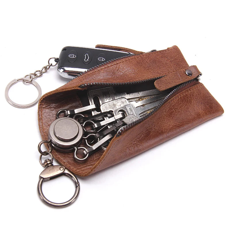 100% Genuine Leather Key Wallet