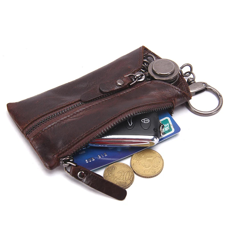 100% Genuine Leather Key Wallet