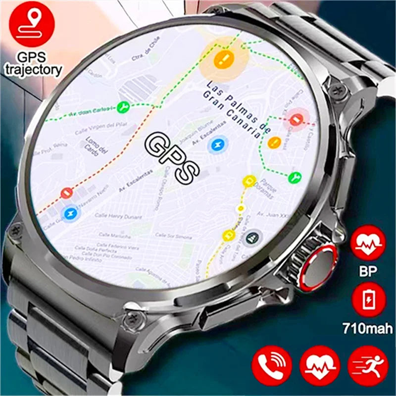 Huawei Xiaomi GPS Track Smart Watch Men 1.85-Inch Ultra HD AMOLED Screen