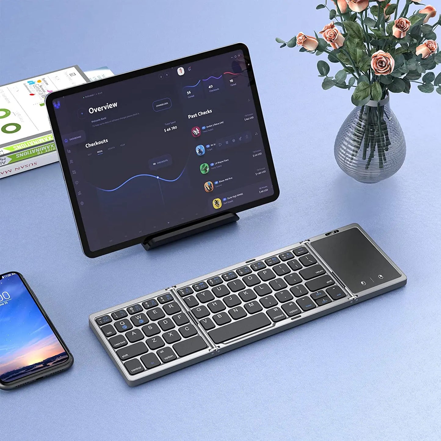 foldable wireless keyboard