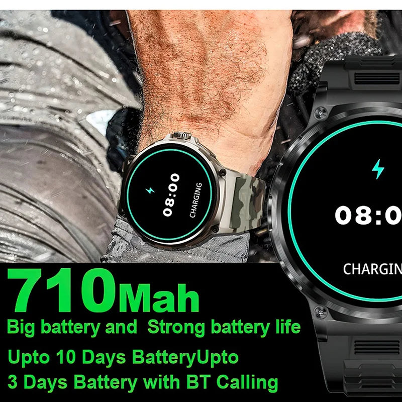 Huawei Xiaomi GPS Track Smart Watch Men 1.85-Inch Ultra HD AMOLED Screen