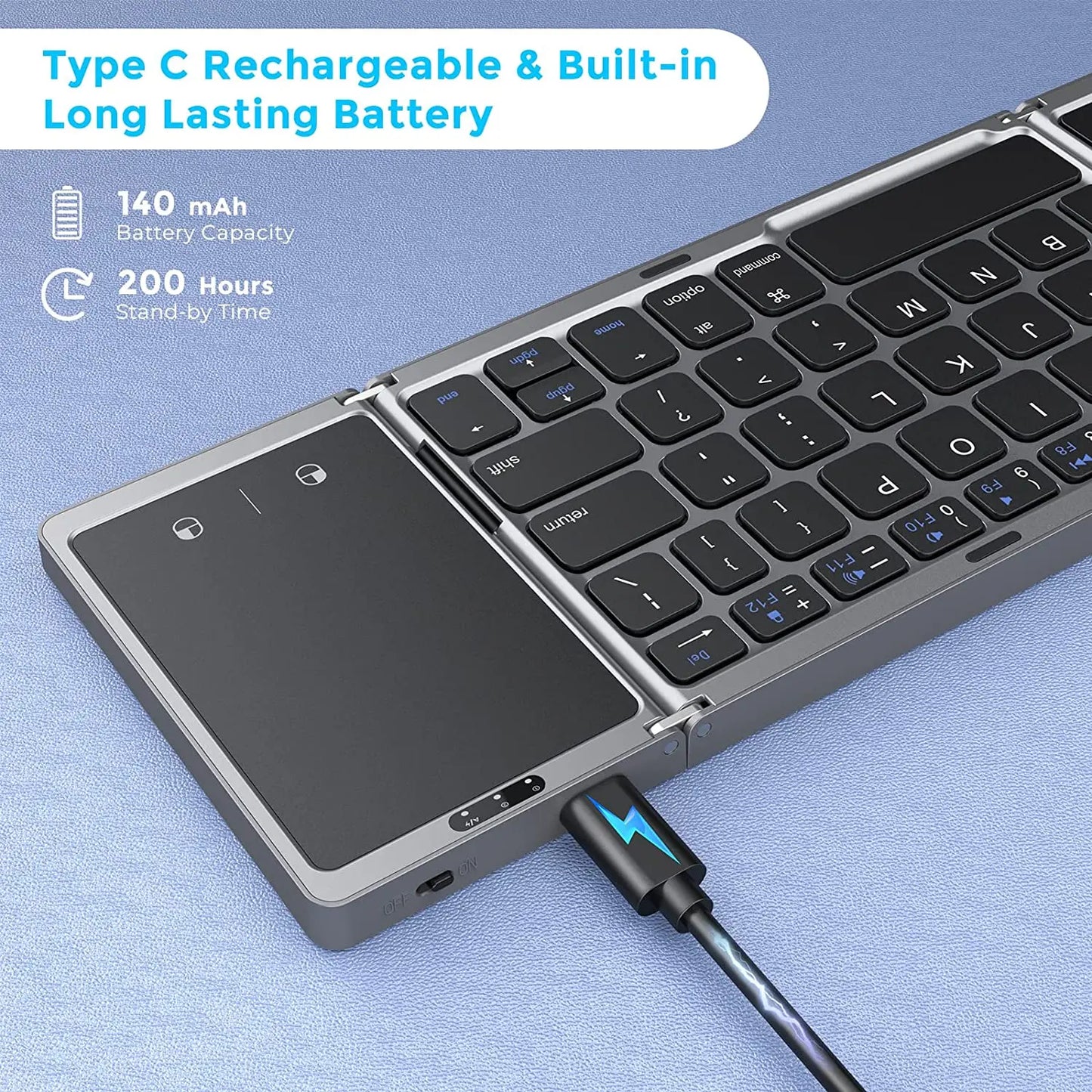 foldable wireless keyboard