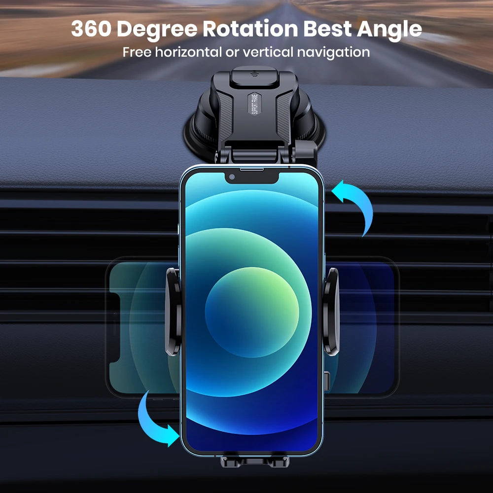 Car Phone Holder Stand Gravity Dashboard Phone Holder Mobile Phone Support Universal For iPhone 13 12 11 Xiaomi Samsung